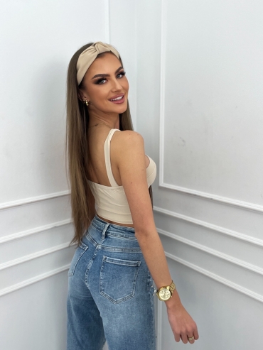 Bluzka top beżowa Phoebe