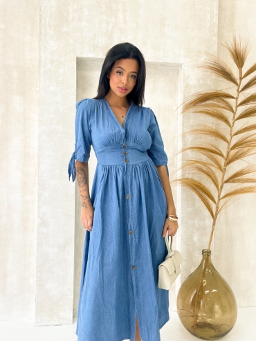 Sukienka midi jeans Sillo