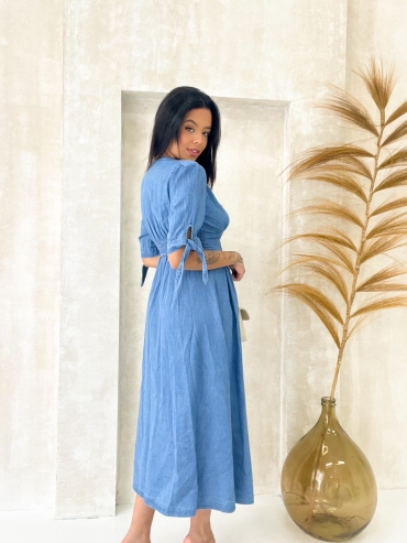 Sukienka midi jeans Sillo