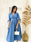 Sukienka midi jeans Sillo