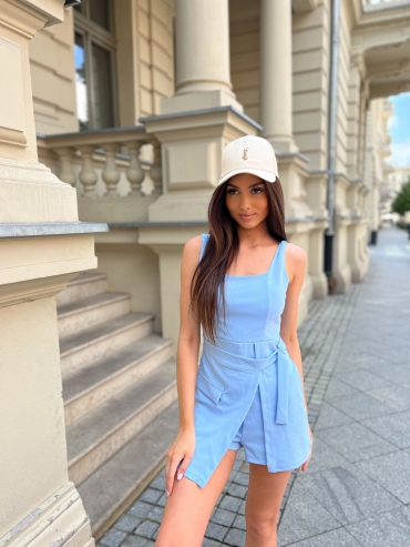 Kombinezon mini niebieski Tiffany