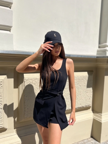 Kombinezon mini czarny Tiffany