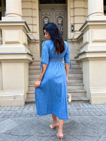 Sukienka midi jeans Sillo