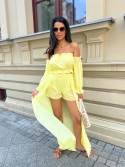 Komplet hiszpanka z szortami cytryna Valentina
