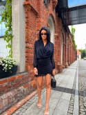 Body koszulowe czarne Dorine