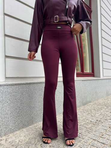 Dzwony elastyczne burgund Angelo