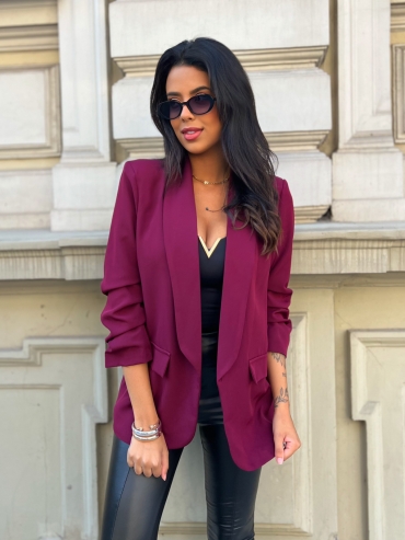 Marynarka burgund Samantha