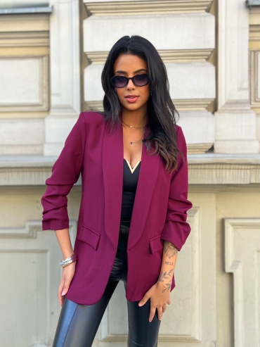 Marynarka burgund Samantha