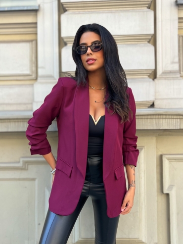 Marynarka burgund Samantha