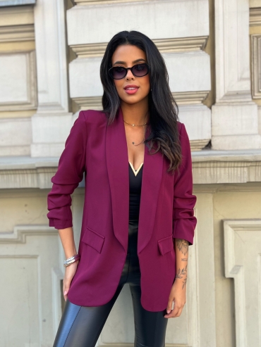Marynarka burgund Samantha