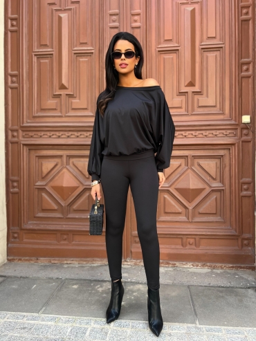 Bluza oversize czarna Keyra