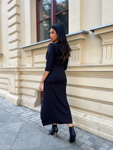 Sukienka maxi czarna Livia