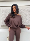 Bluza oversize czekolada Keyra
