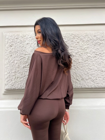 Bluza oversize czekolada Keyra