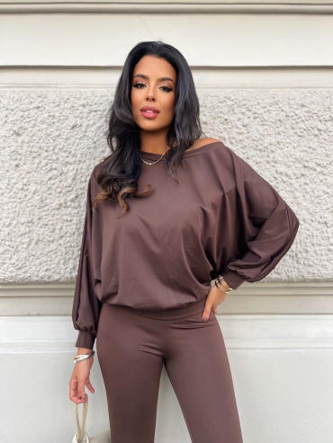 Bluza oversize czekolada Keyra