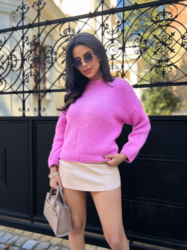 Sweterek cukierkowy róż Martines