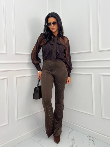 Dzwony cyrkonie czekolada Michelle