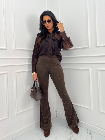 Dzwony cyrkonie czekolada Michelle