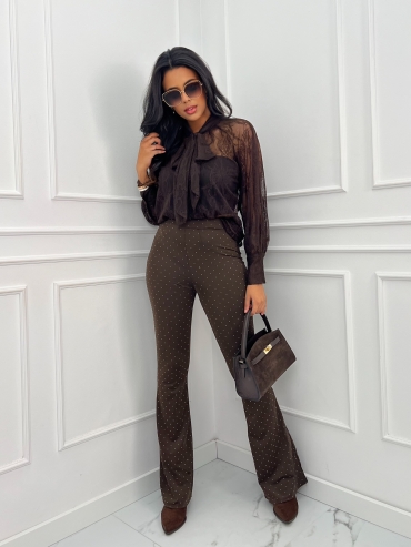 Dzwony cyrkonie czekolada Michelle