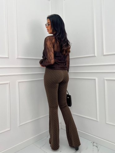 Dzwony cyrkonie czekolada Michelle