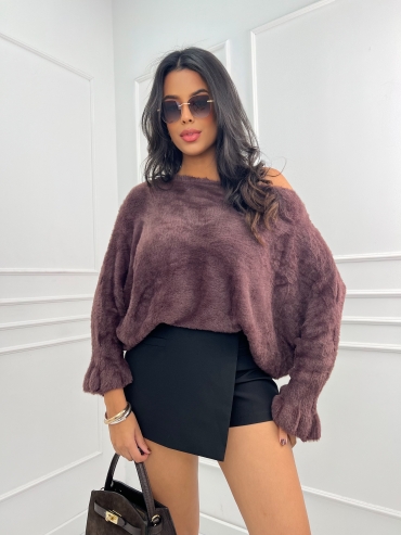 Sweterek czekolada Hugo